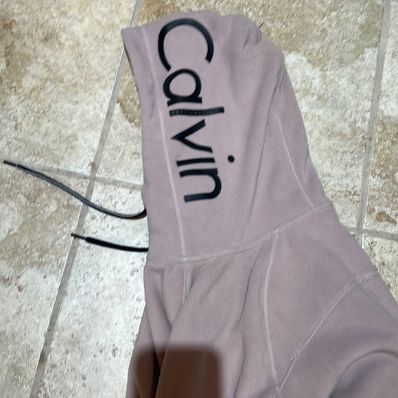 Calvin Klein Performance Women’s Hooded Fleece Jacket Sz L  Dusty Taupe. NWOT - Picture 12 of 13